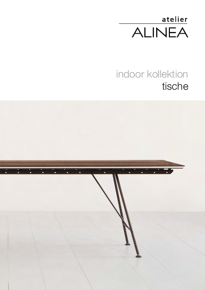 katalog indoor kollektion tische